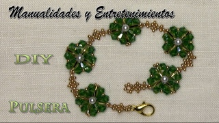 DIY - Pulsera de la Suerte para 2021- Pulsera trbol de 4 hojas