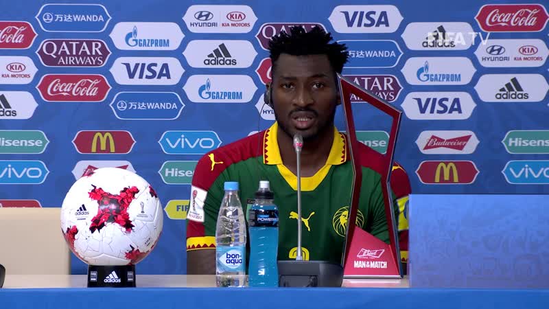 CMR v AUS Andre Frank Zambo Anguissa Cameroon Post Match Press