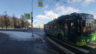 Учебный троллейбус 2341 Петербурга 13-: ВМЗ Авангард 2341 по №- ()