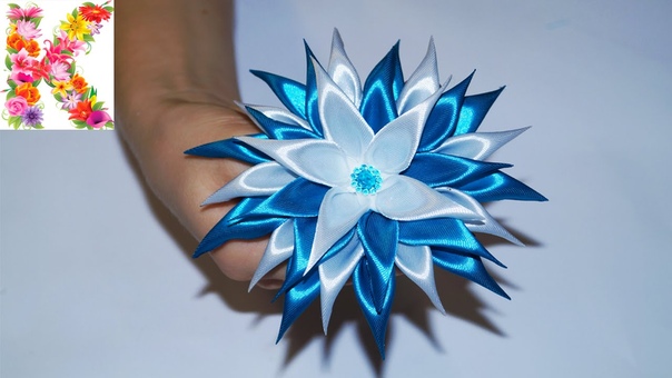 канзаши для начинающих, мастер класс своими руками, kanzashi