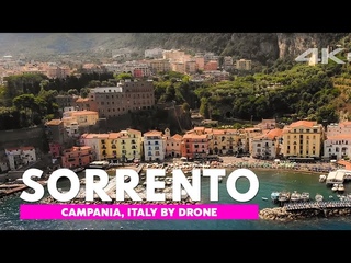 SORRENTO Campania 4K,  Italy by drone, Aerial drone cinematic