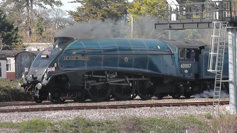 LNER 60007 Sir Nigel Gresley visits Devon for the first time on the Cathedrals Express 10, 04,