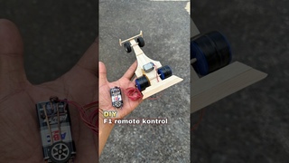 Diy kreatif Mobil F1 remot kabel bertenaga baterai | F1 car cable remote #toys #diy #creative #toy