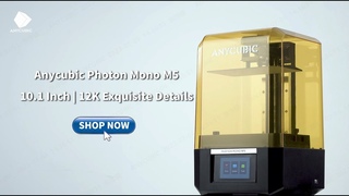 Enjoy the fun of 3D printing with Anycubic Photon Mono M5 10.112K | Details Always On